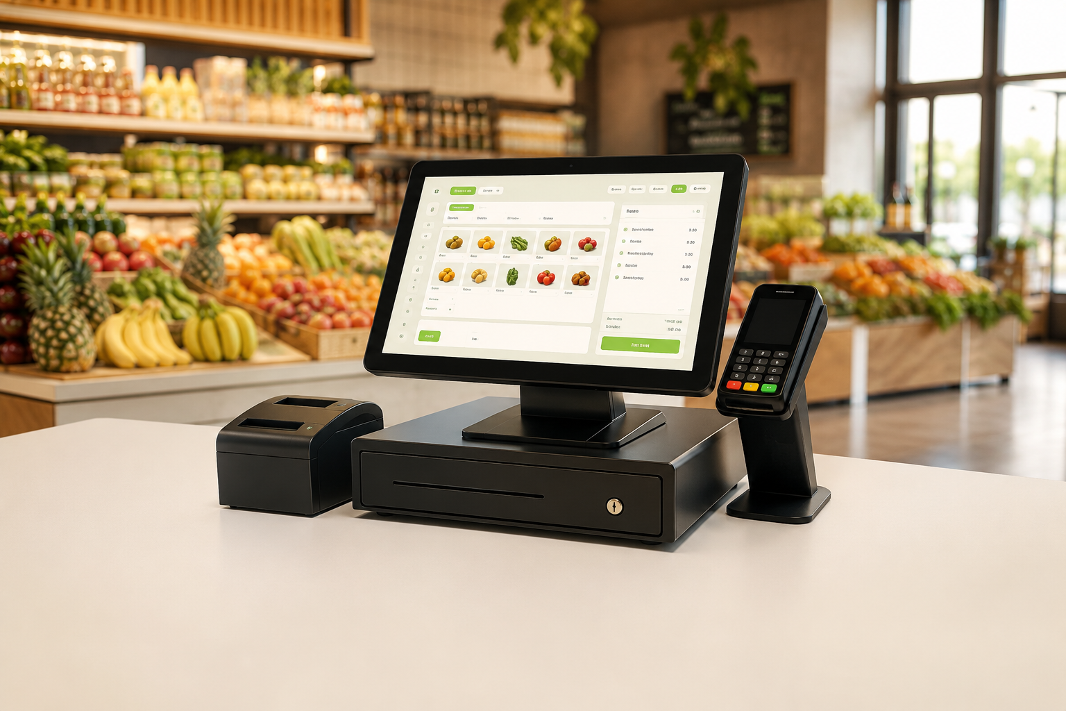 OLINK POS — نسخة سطح المكتب للسوبرماركت